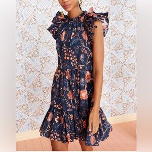 Ulla Johnson Mini Ruffle Floral Eden Dress NWOT sz 2